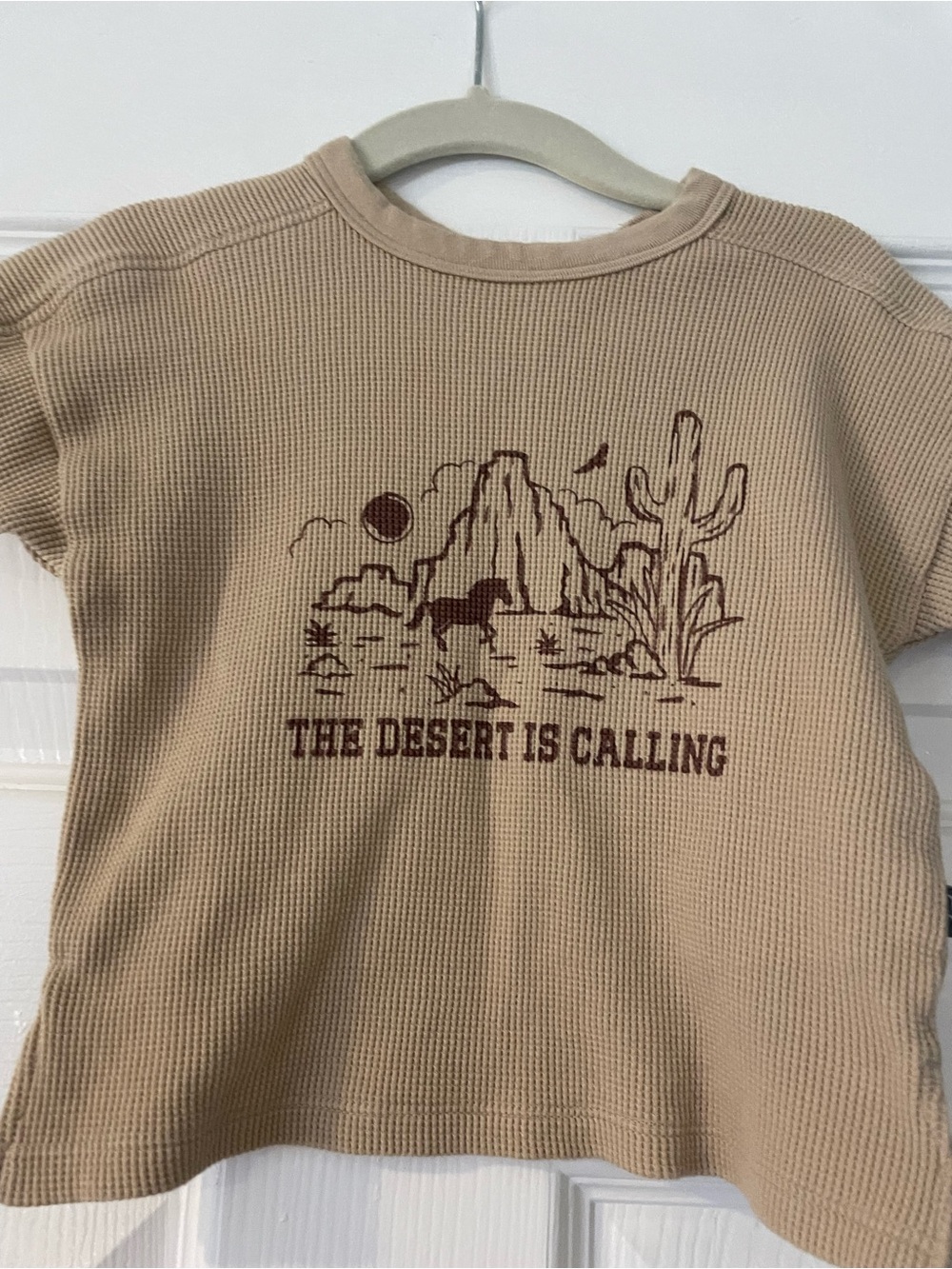 Gerber Beige Short-Sleeve Desert Graphic Tee